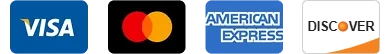 Visa, Mastercard, American Express, Discover
